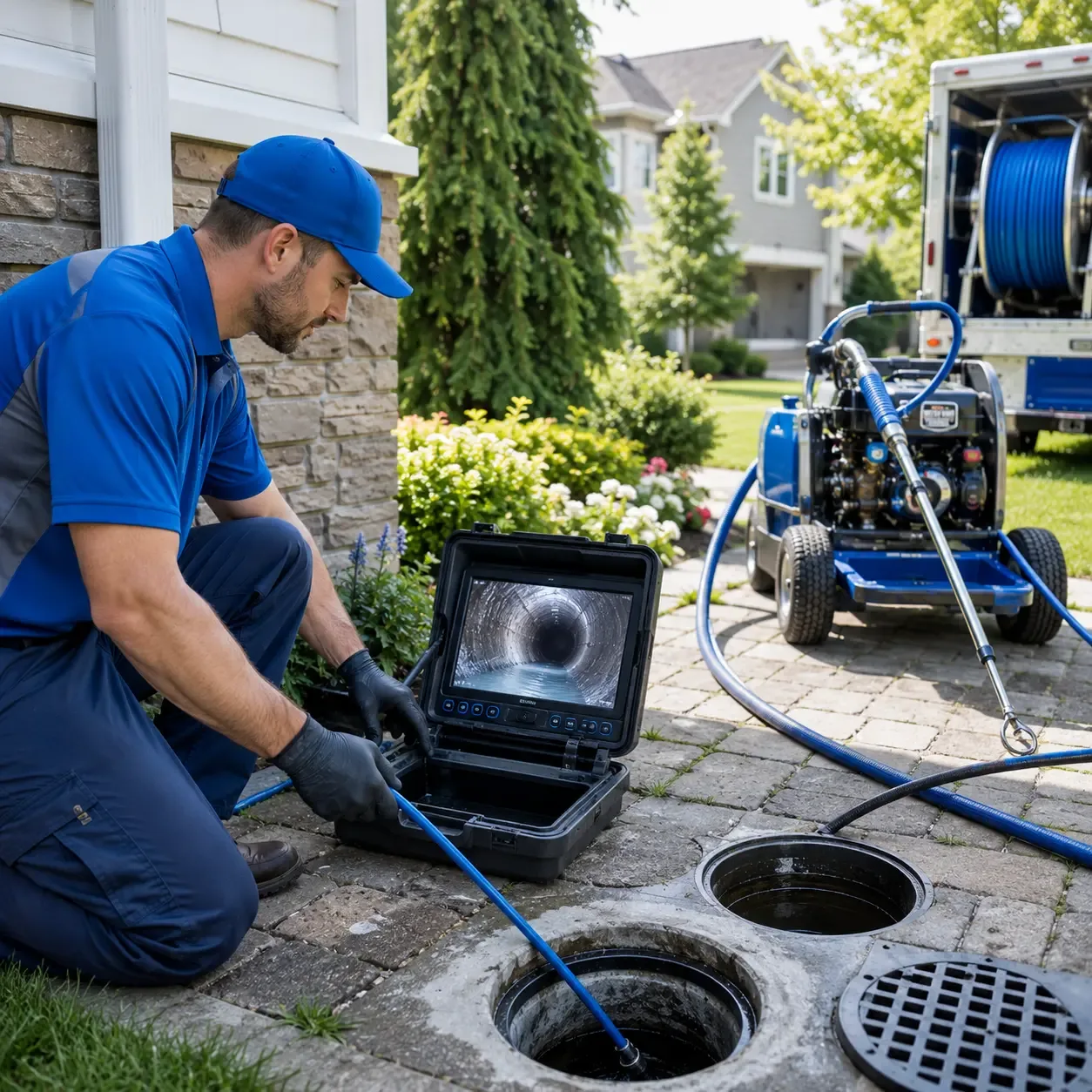 Outdoor drain cleaning professionals serving Agency, IA